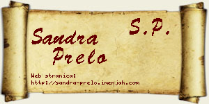 Sandra Prelo vizit kartica